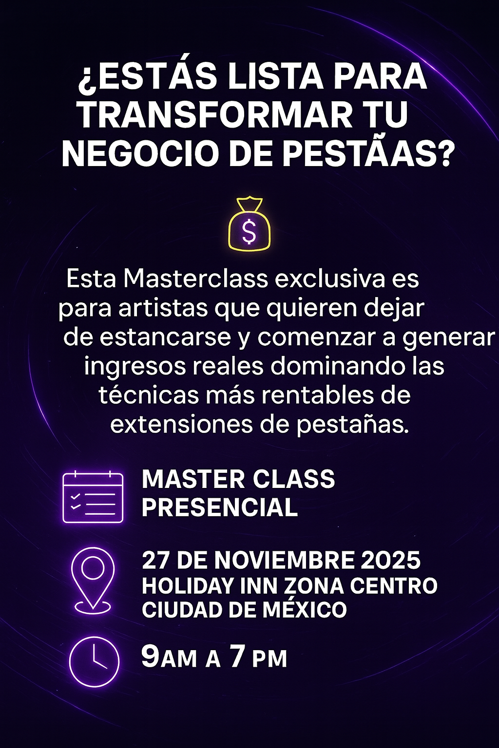 Reserva Master class CDMX 🔥🤖